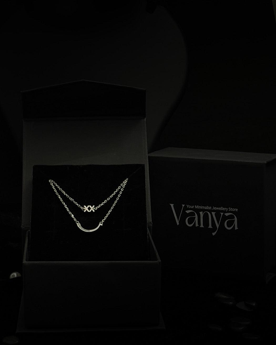 Lunar Embrace Layered Necklace