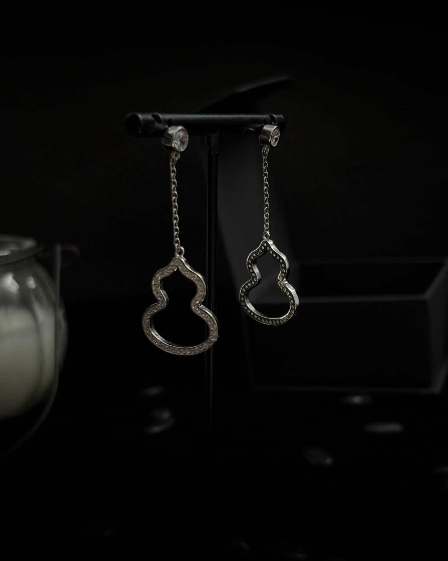 Serenity Silhouette Drop Earrings