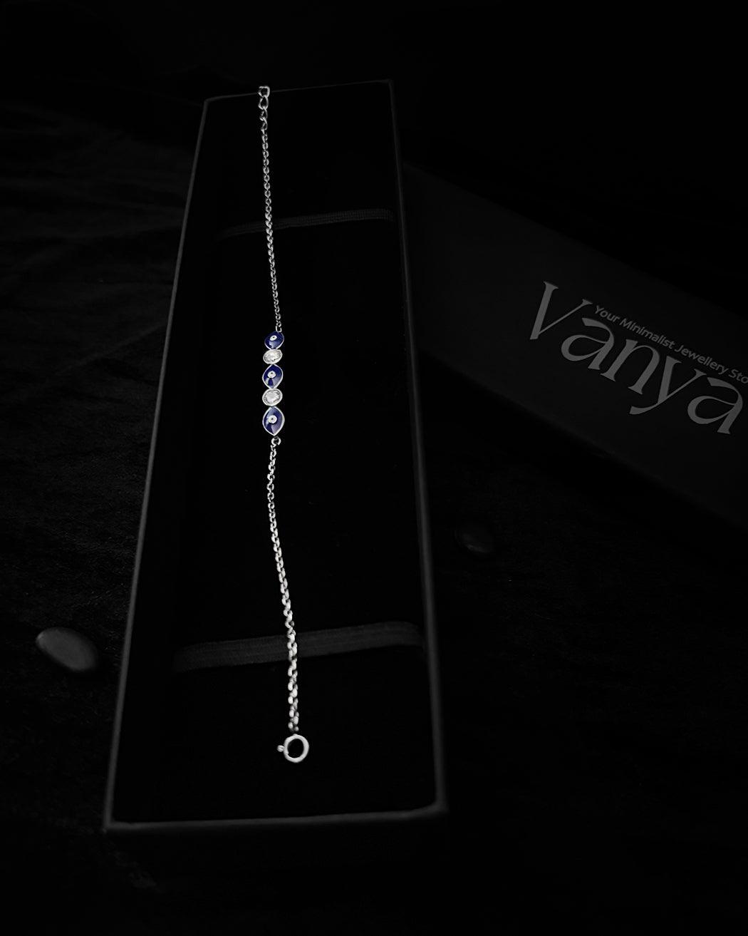 Midnight Aura Evil Eye Bracelet