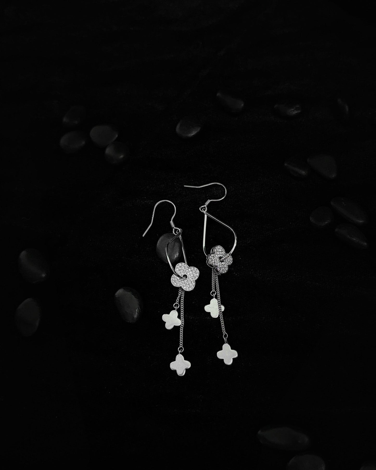 Clover Drop Elegance Earrings