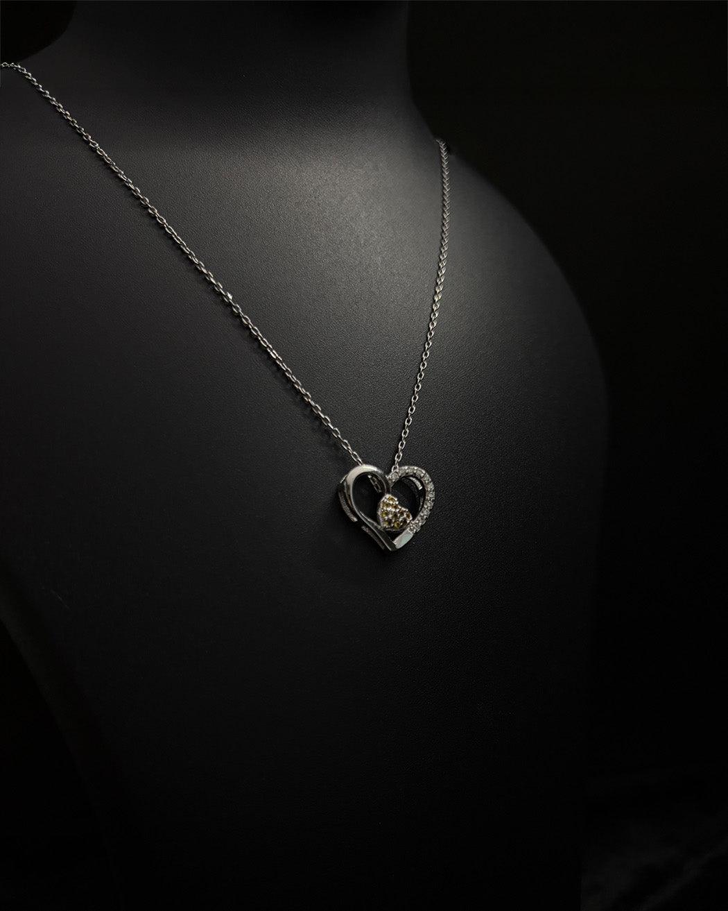 Golden Core Heart Pendant