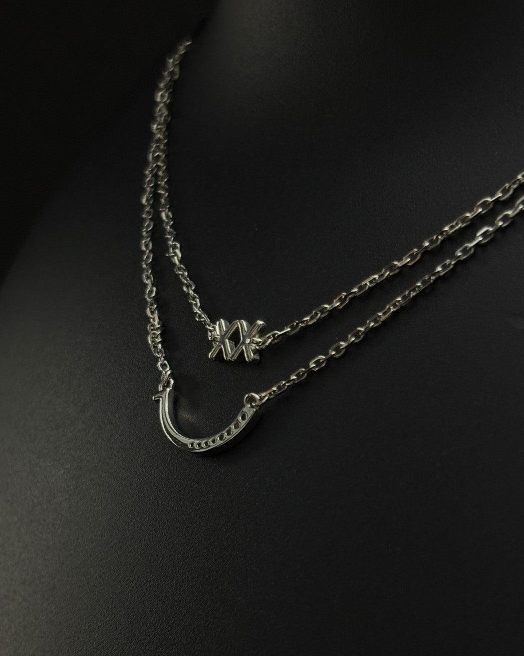 Lunar Embrace Layered Necklace