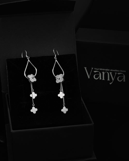 Clover Drop Elegance Earrings