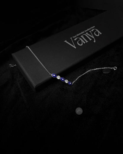 Midnight Aura Evil Eye Bracelet