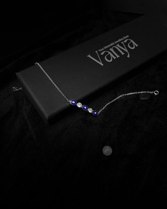 Midnight Aura Evil Eye Bracelet