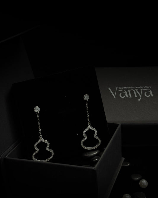 Serenity Silhouette Drop Earrings