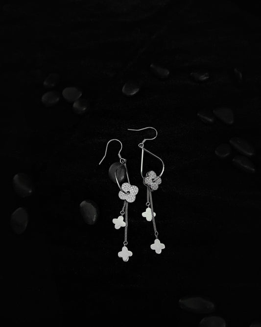 Clover Drop Elegance Earrings