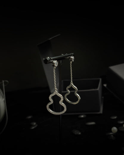 Serenity Silhouette Drop Earrings
