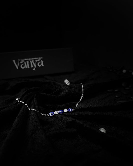 Midnight Aura Evil Eye Bracelet