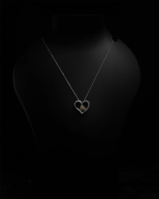 Golden Core Heart Pendant
