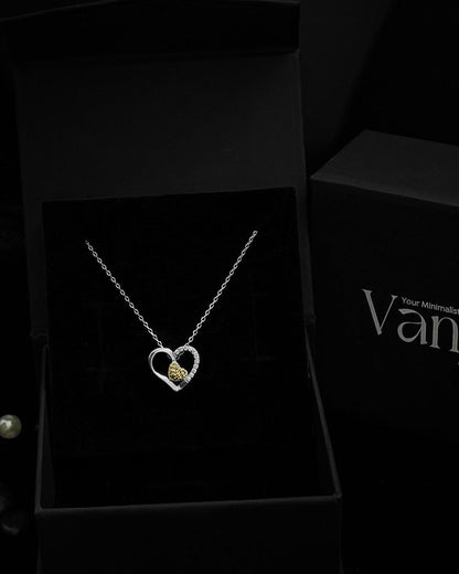Golden Core Heart Pendant