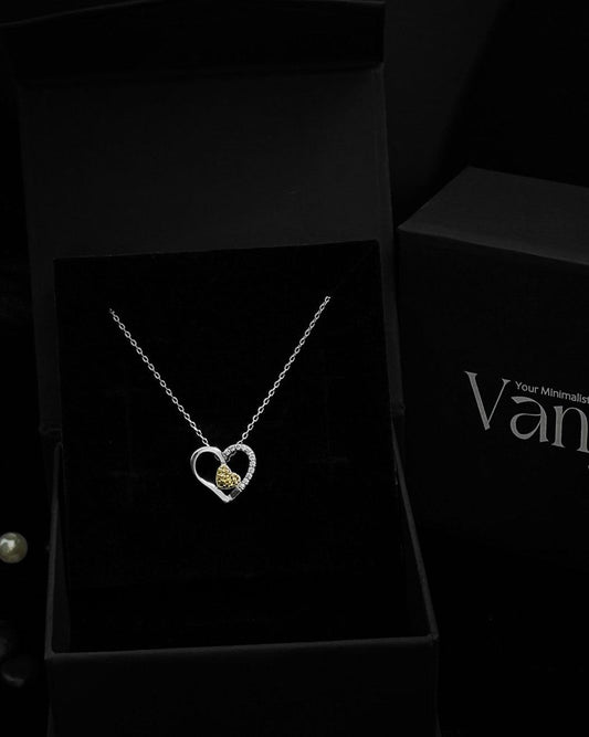Golden Core Heart Pendant