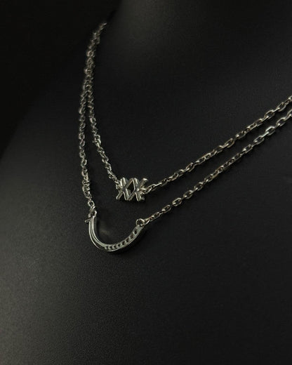 Lunar Embrace Layered Necklace